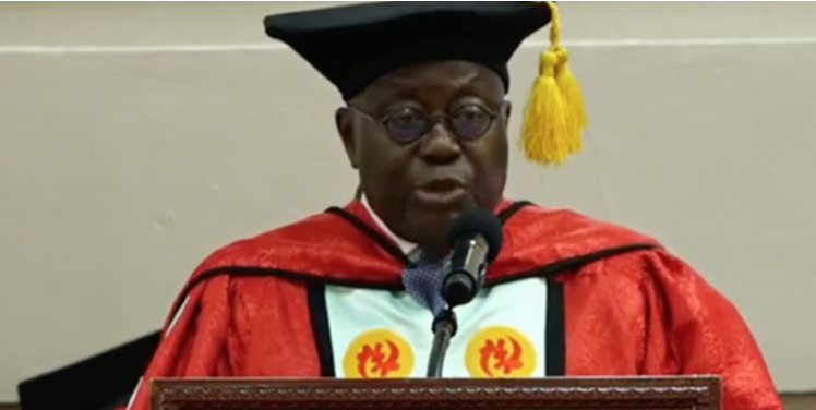 UCC honors Nana Addo with a PhD in Educational Leadership for Implementing Free SHS Policy