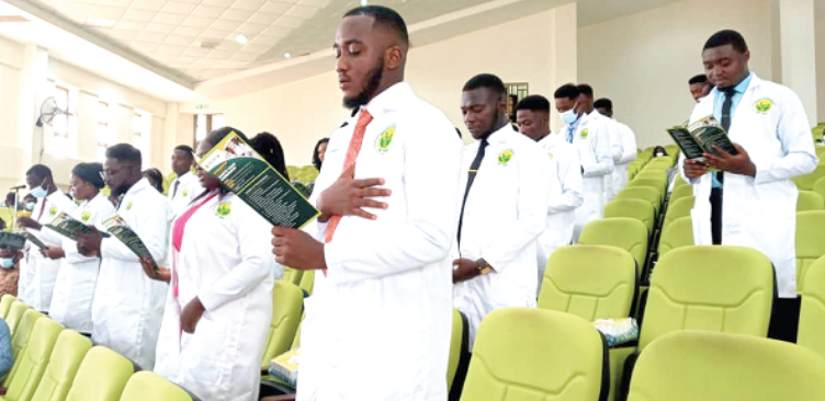UHAS holds maiden White Coat ceremony for pharmacy students