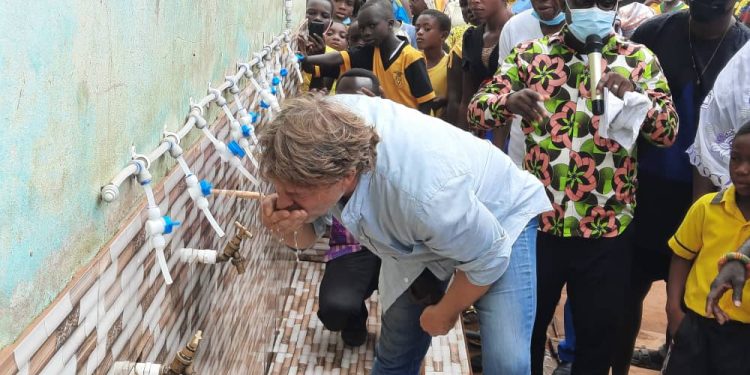 NGO supports school with potable water