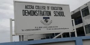 Accra College of Education Demonstration School 29 ACCRA COLLEGE OF EDUCATION DEMONSTRATION SCHOOL