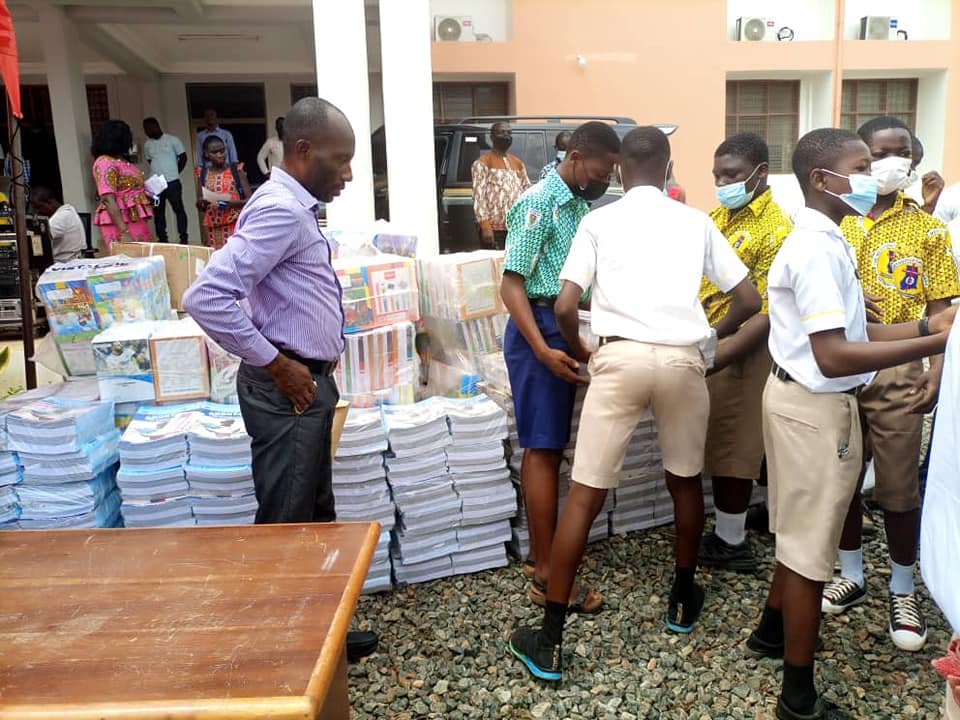 GES Boss marks birthday with about GH¢80,000 worth of donations to Birim South District Education Directorate