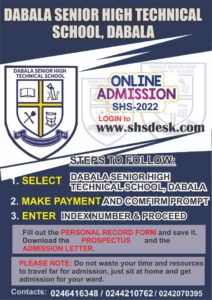 Dabala Senior High Technical School 2022 Online Admission Process | 1