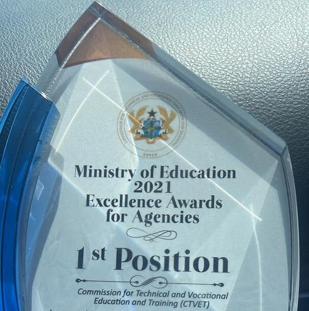 CTVET wins Best Agency at the 2021 Ministry of Education Excellence Awards