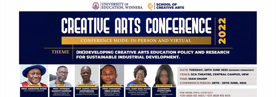 2022: University of Education organizes a 3-day Creative Arts Conference