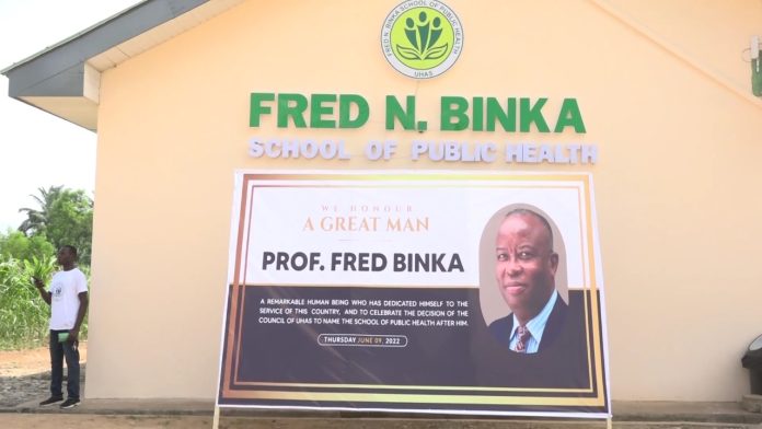 UHAS Renames School After Professor Fred Newton Binka