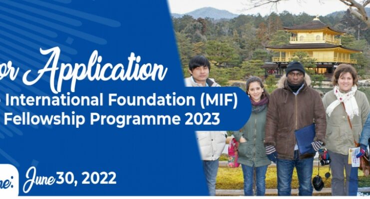 2023: Matsumae International Foundation (MIF) Research Fellowship Programme