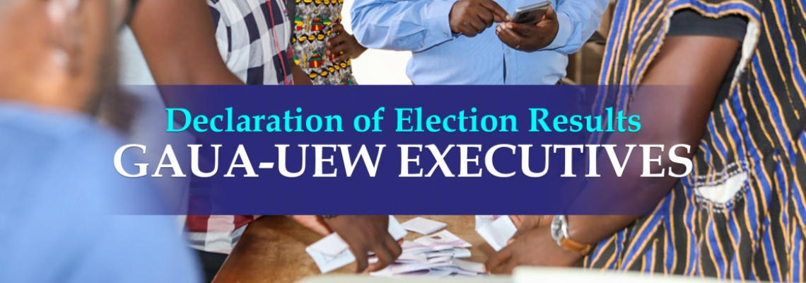 2022: Confirmed Results for the Election of UEW - GAUA Executives
