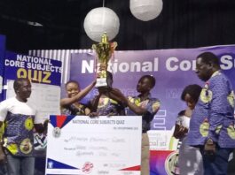Ayikuma Methodist Basic School wins 6th Edition of National Core Subjects Quiz