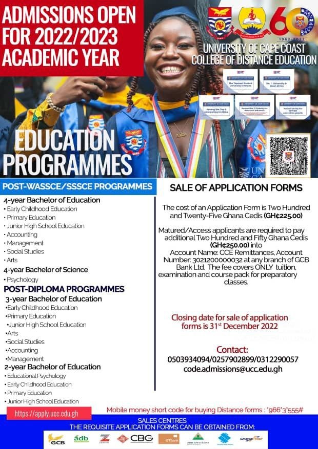 UCC Distance Undergraduate Education Programs For The 2022/23 Academic Year