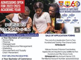 UCC Distance Education Undergraduate Admissions for the 2022/23 Academic Year Out