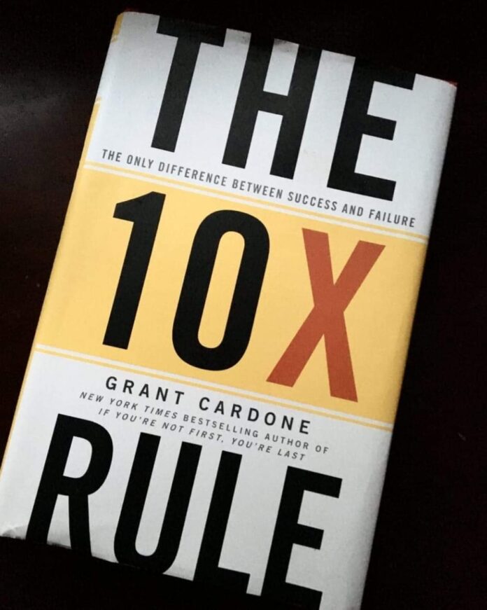 2022: Top 8 lessons learned from book- The10X Rule