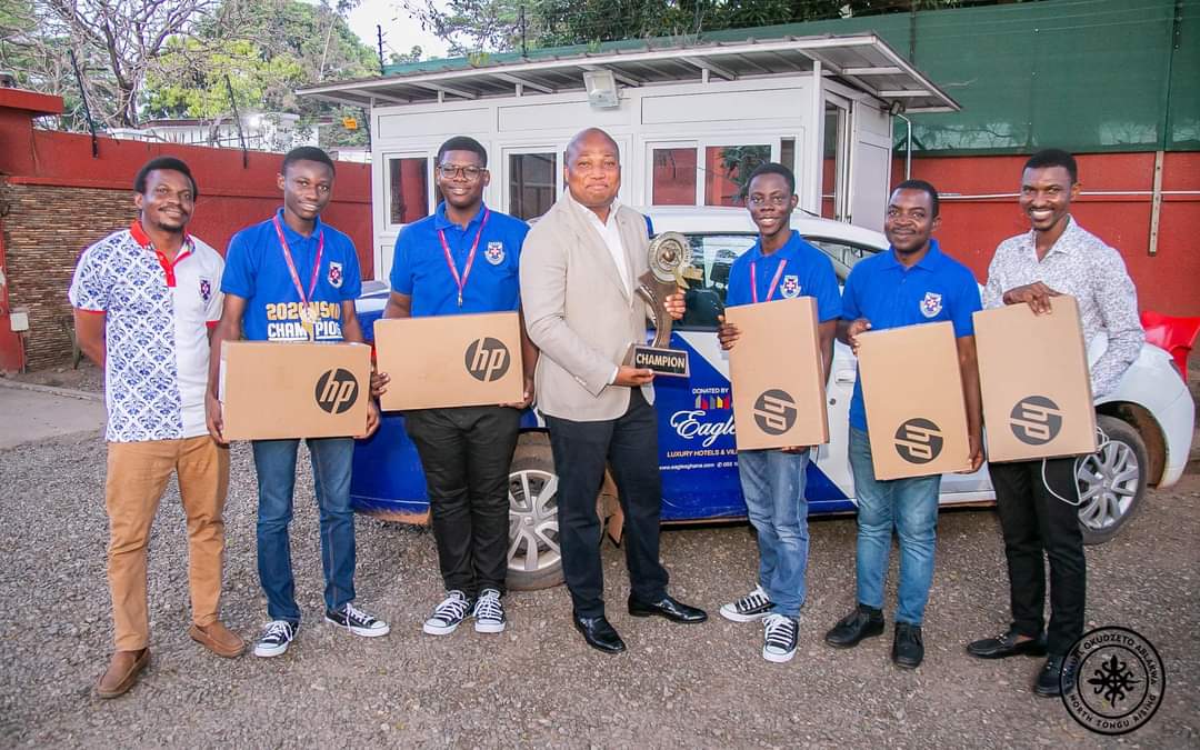 Okudzeto honors Legon Presby Boys SHS after winning 2022 NSMQ Championship