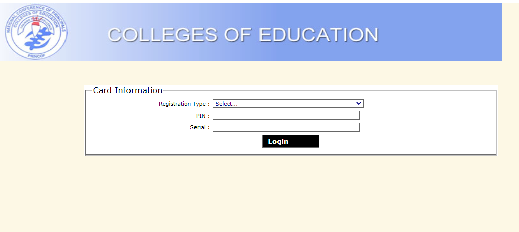 Easy steps for applying on the Colleges of Education portal for the 2023/2024 Academic Year