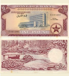 Important Features of Bank Notes used in Ghana from 1958 to 1969