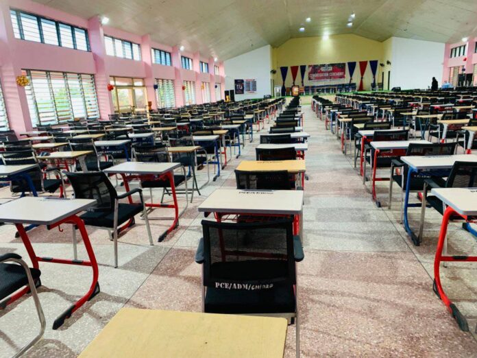 College of Education Level 100 students begin End of Semester Exam