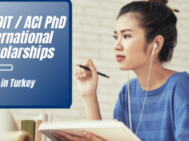 Fully Funded MEDIT/ACI PhD Scholarships in Turkey for the 2023/2024 Academic Year