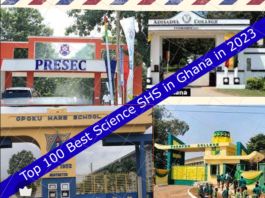 List of Top 100 Best Science SHS in Ghana in 2023