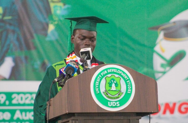 Abdul Rahman Lansah is UDS Valedictorian with CGPA of 4.89 at the 23rd Congregation