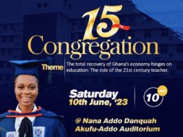 Akuffo Addo joins Kibi College of Education's 15th Congregation on June 10
