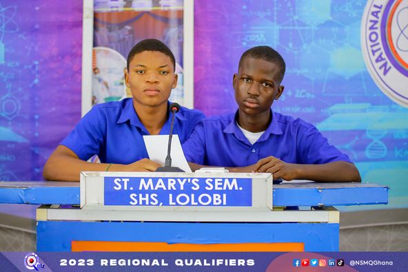 St. Mary's  Seminary SHS, Lolobi qualifies for the National Championship of the 2023 NSMQ