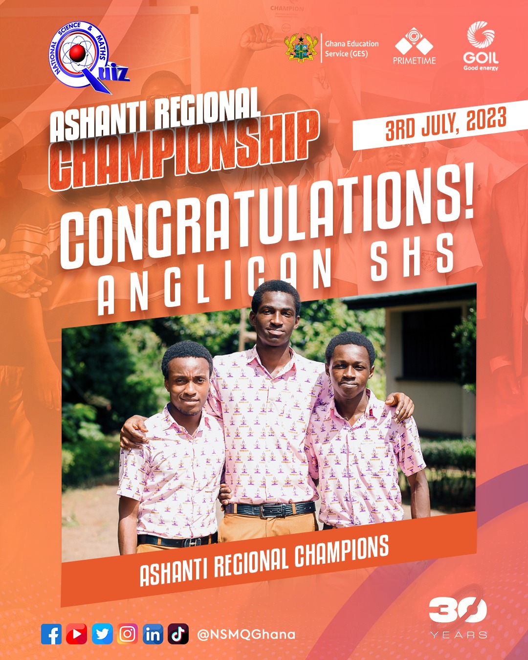 NSMQ 2023: Anglican SHS Kumasi beats Prempeh College and SIMMS SHS to lift Ashanti Regional Trophy | 1