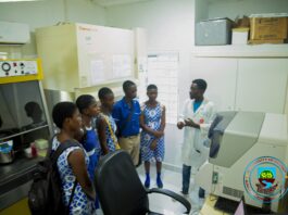Odumase Presby JHS Pays Academic visit to the University of Energy and Natural Resources