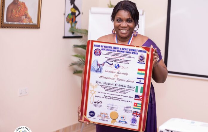 Ghana TVET Service Director General Awarded for Outstanding Leadership and Humanitarian Services