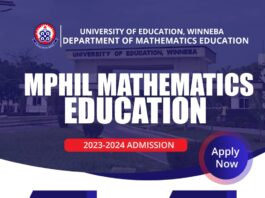 Unlock Your Future: UEW Invites Applicants for Exciting 2023/2024 Mathematics Education Programs