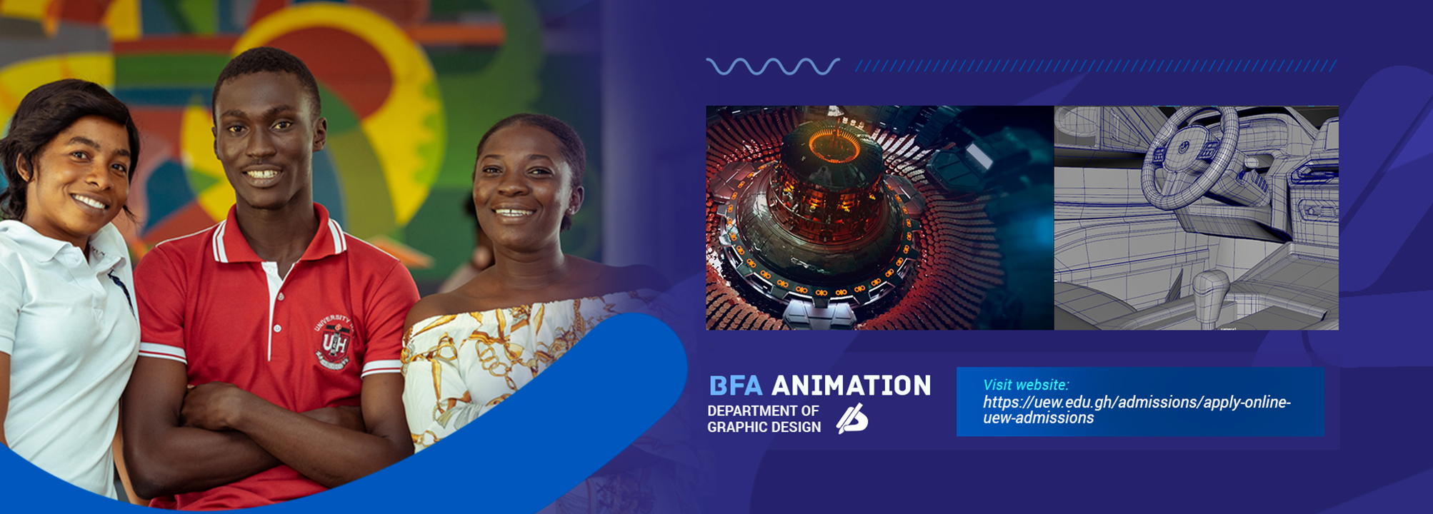 Apply Now for a Bachelor of Fine Art in Animation at the UEW! Admission Opportunity for Art Enthusiasts, Diploma Holders, and More