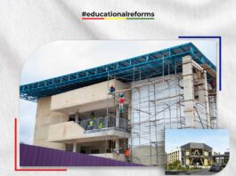 "Discover the groundbreaking Accra Stem Academy, an innovative STEM-focused educational institution taking shape in East Legon. This 4-storey Classroom block promises to revolutionize STEM education with a focus on practical skills, hands-on experiences, and collaborative learning, setting a new standard for educational excellence."