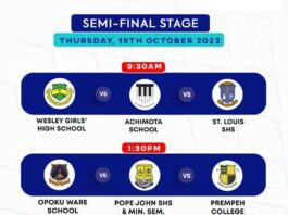 2023 NSMQ: Full list of Qualified Schools for the Semi-Finals and their Pairings