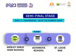  "Get ready for thrilling NSMQ 2023 semi-final fixtures featuring top schools like St. Louis and Wesley Girls. An exciting academic showdown is on the horizon!"