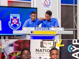PRESEC Starboy Benedict Partey Dotey's Remarkable Journey from National Juniors Challenge to NSMQ