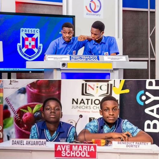 PRESEC Starboy Benedict Partey Dotey's Remarkable Journey from National Juniors Challenge to NSMQ