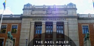 40 Apply for a Fully Funded University of Gothenburg Axel Adler Scholarship in Sweden 2024