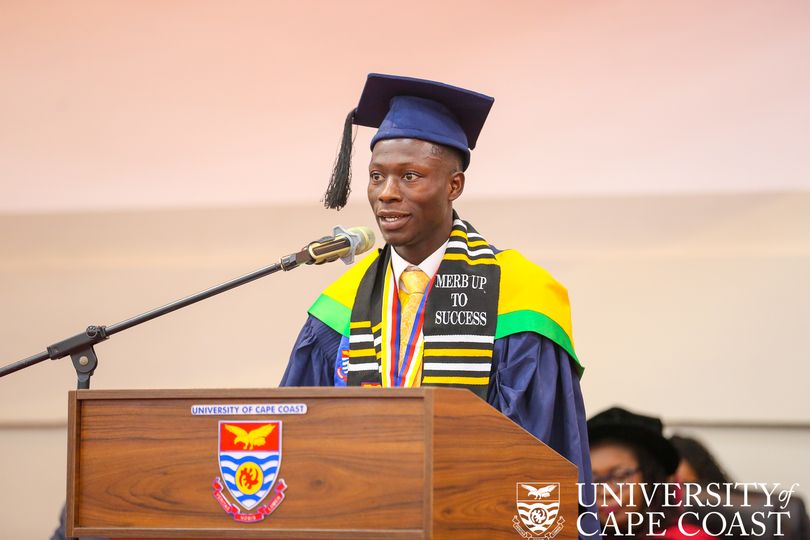 Mr. Joseph Asare, with CGPA of 3.936, Emerges Valedictorian at UCC's 56th Congregation