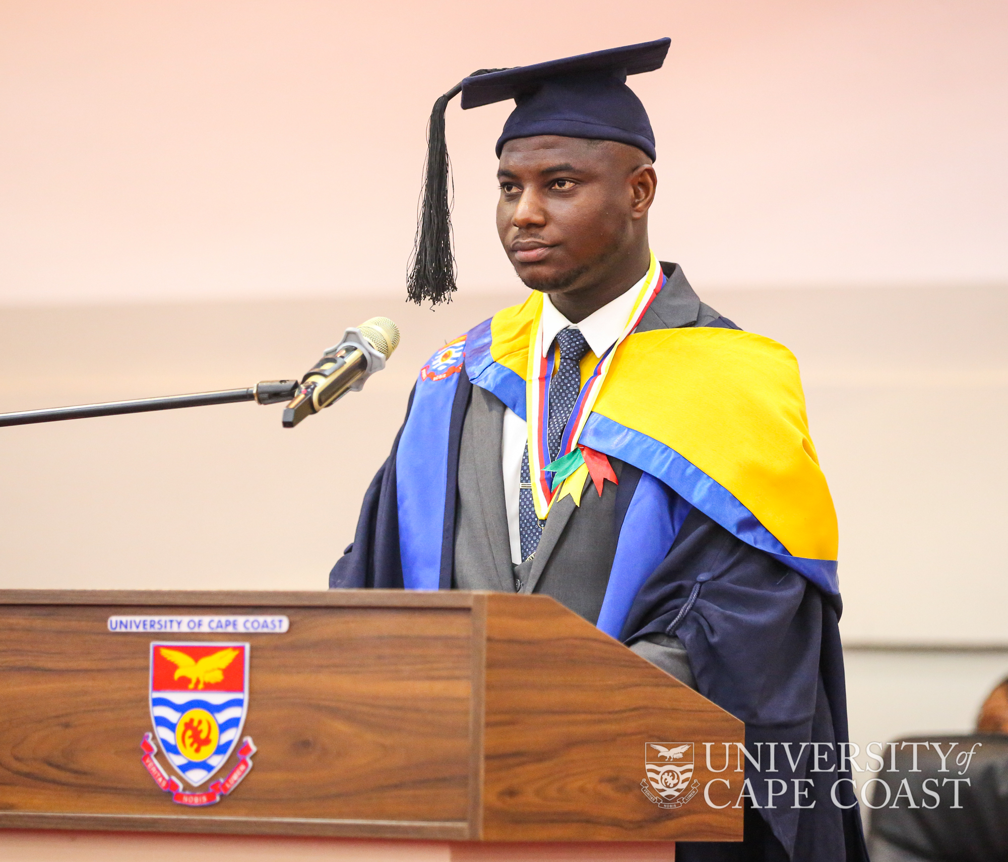 Mr. Beryl Agbesi Emerges Valedictorian at UCC's 56th Congregation with an outstanding 3.956 CGPA