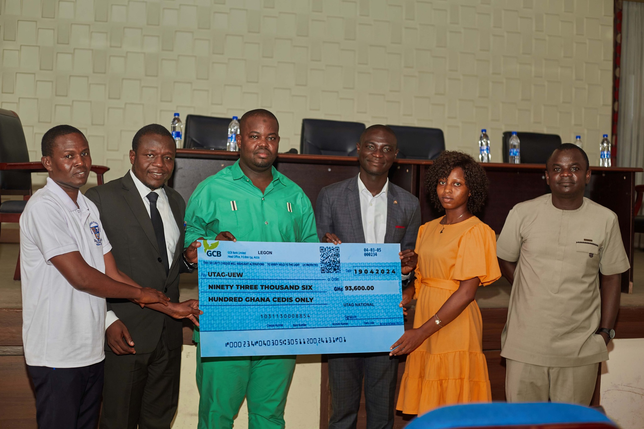 UTAG National Donates GHS 93,600 to UEW Branch to Support Needy Students