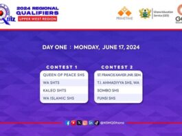Upper West Region NSMQ 2024: Exciting Line-Up of Contests