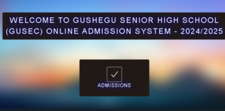 Gushegu Senior High School (GUSEC) Launches Online Admission System for 2024/2025: Easy, Secure, and Fully Online Enrollment Process