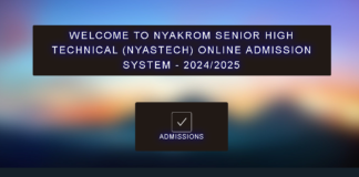 NYASTECH Launches Streamlined Online Admission for 2024/25: Complete SHS Enrollment in Ghana from Placement to Documentation