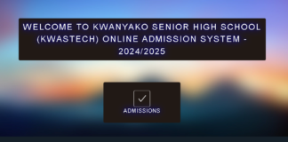 Kwanyako Senior High School Introduces Online Admission Portal for 2024/25: Simplified SHS Enrollment Process in Ghana