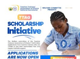 TTAG Announces Scholarship to Pay Exam Fees for Teacher Trainees – Applications Open Until March 20 TTAG Announces Scholarship to Pay Exam Fees for Teacher Trainees – Applications Open Until March 20
