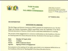 Govt Moves to Renegotiate Teachers’ Conditions of Service as FWSC Invites Unions to High-Stakes Meeting