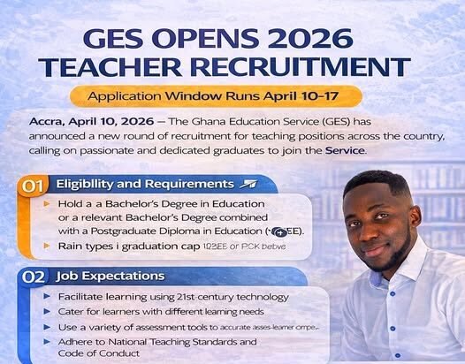 ges recruitment GES Recruitment in Ghana: Complete Step-by-Step Application Guide for Graduates (2026)